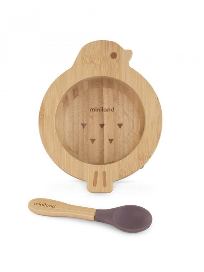 Miniland ξύλινο μπωλ wooden bowl chick - Miniland