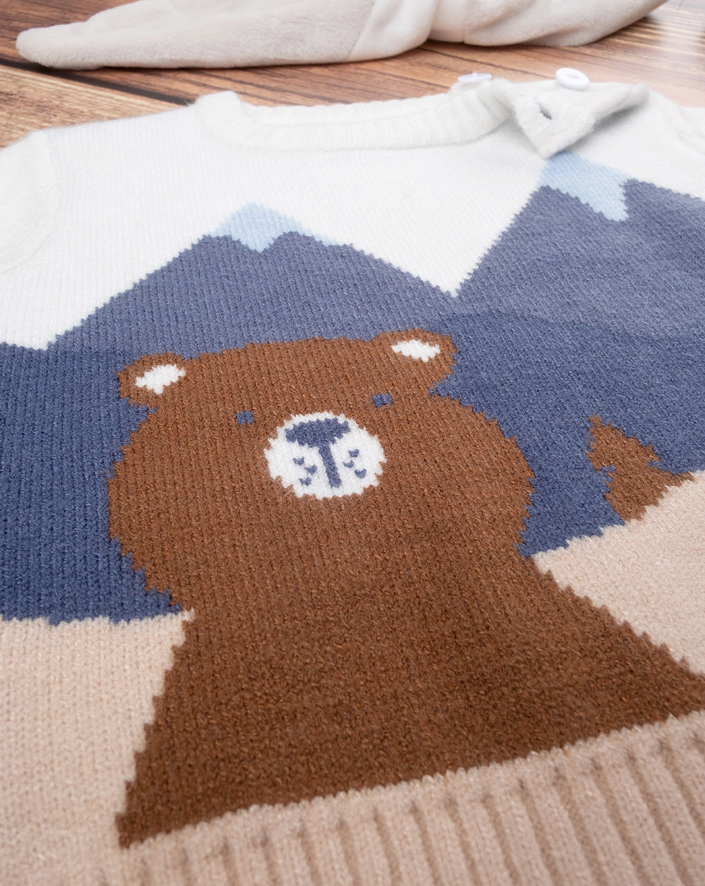 βρεφική μπλούζα με αρκουδάκι για αγόρι - Prénatal