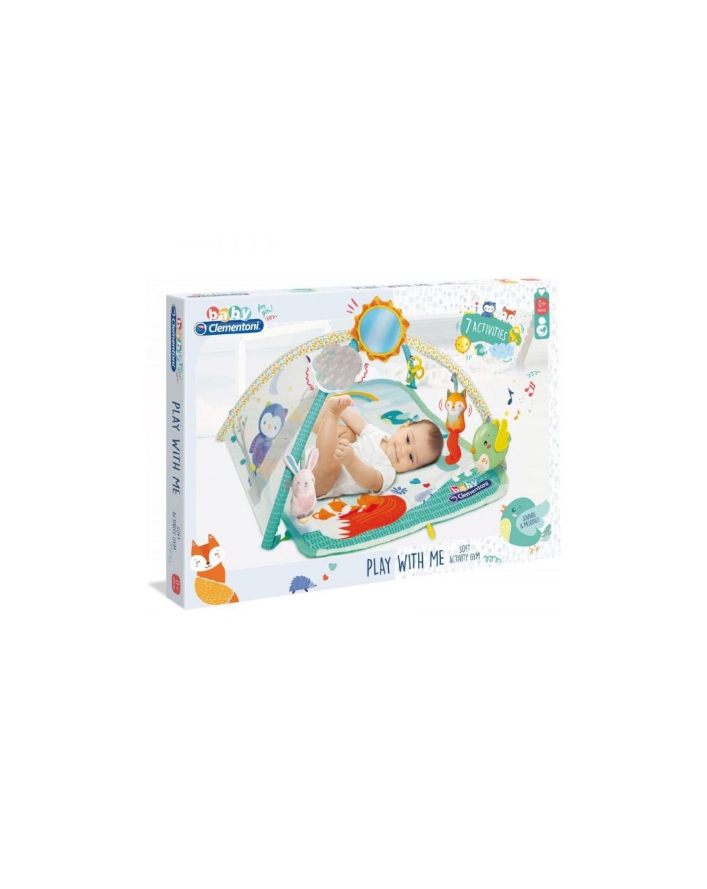 Baby clementoni soft activity gym βρεφικο γυμναστήριο δραστηριοτήτων 1000-17247 - BABY CLEMENTONI