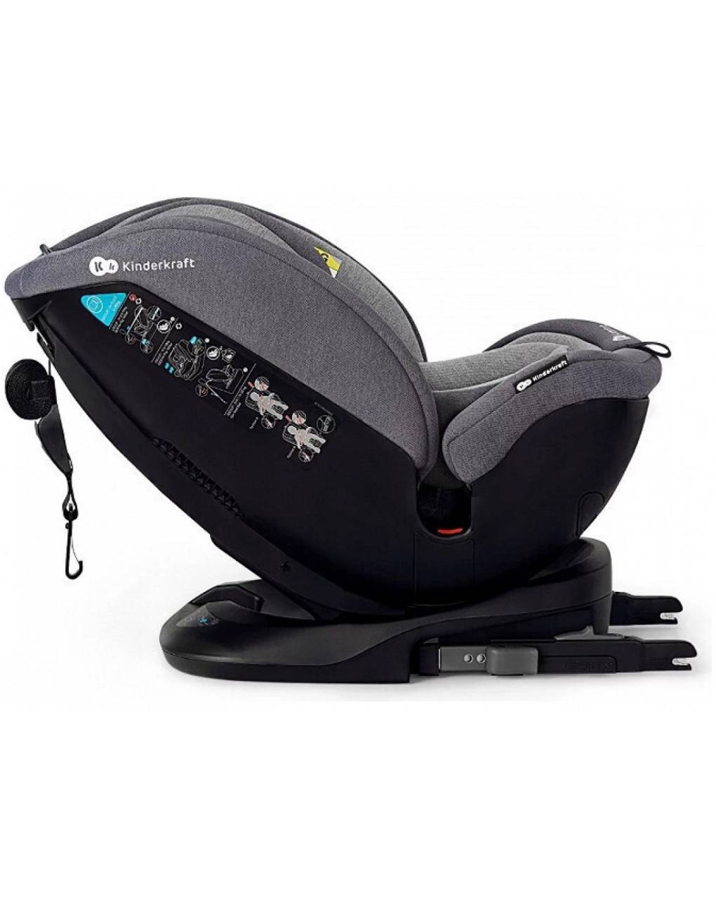 Kinderkraft κάθισμα αυτοκινήτου xpedition grey isofix system - Kinderkraft