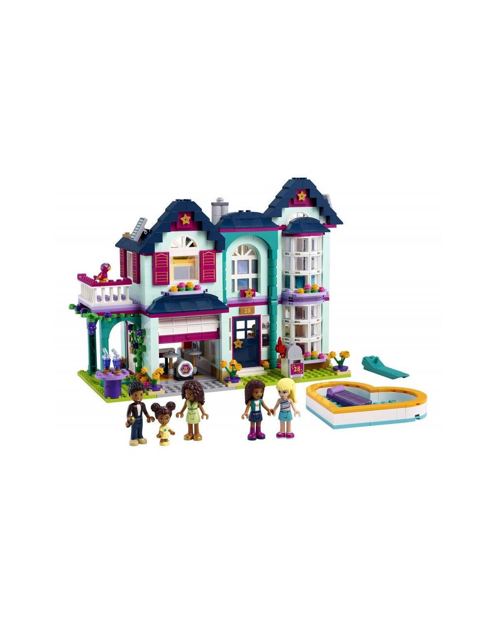 Lego  friends το οικογενειακό σπίτι της άντρεα 41449 - Lego, Lego Friends