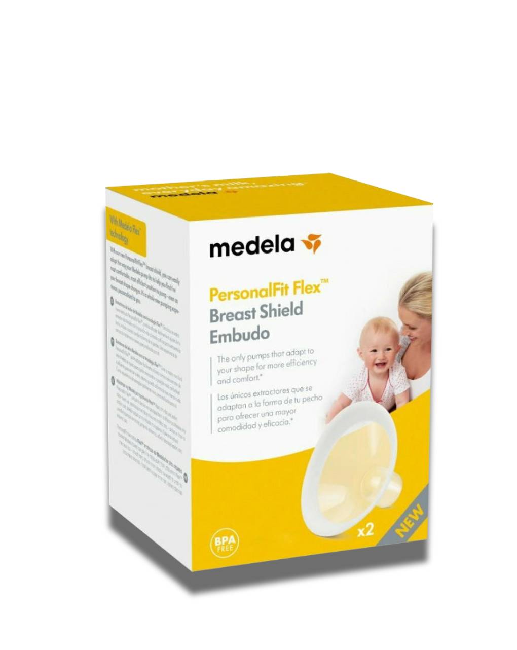 Medela personalfit flex χοάνη θηλάστρου 21mm small, 2 tεμ - Medela