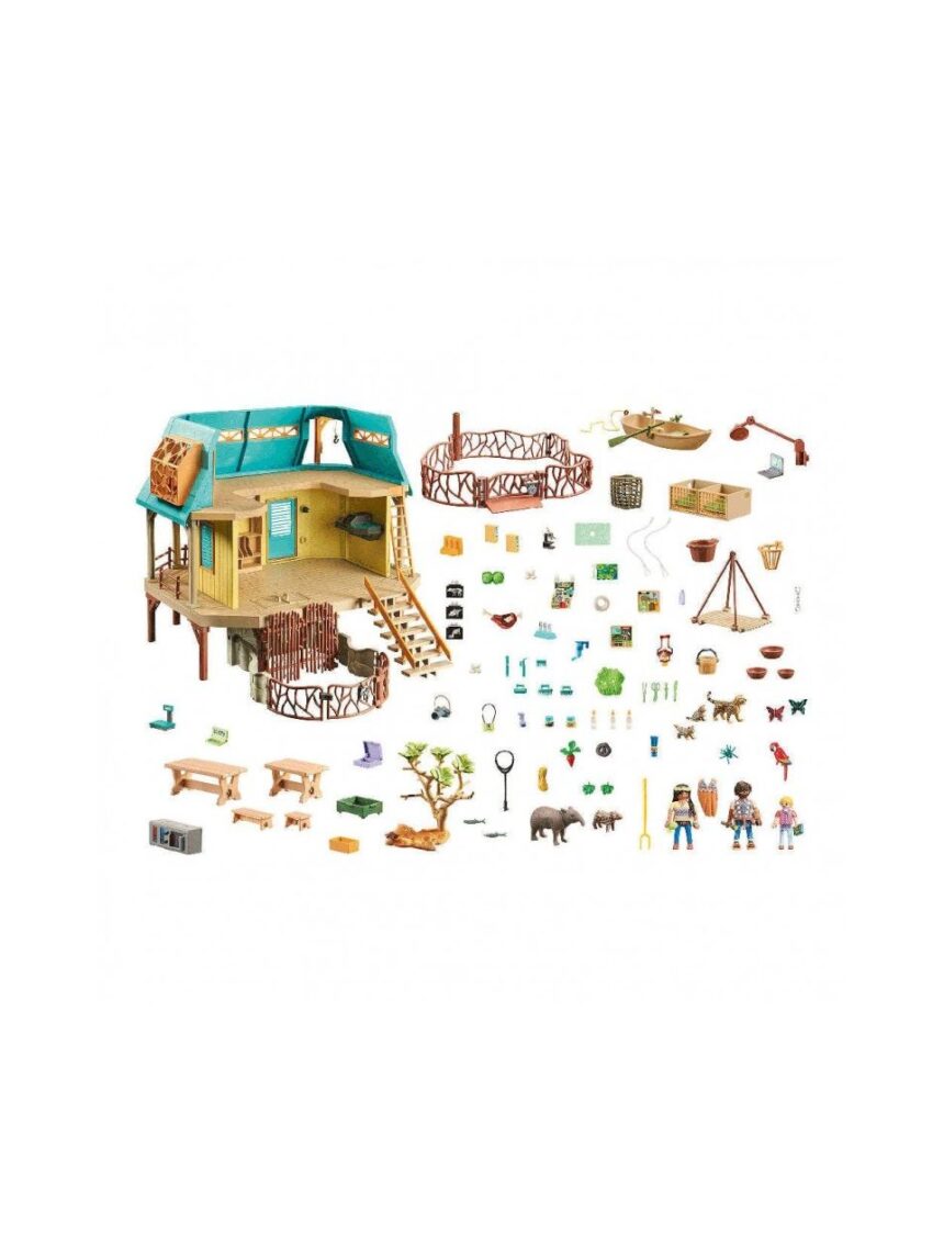 Playmobil wiltopia σταθμός περίθαλψης άγριων ζώων 71007 - PLAYMOBIL : WILTOPIA