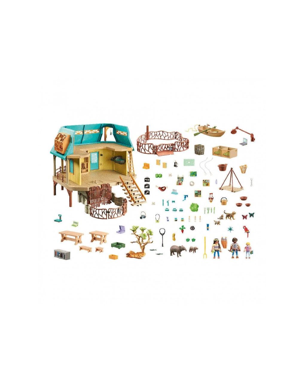 Playmobil wiltopia σταθμός περίθαλψης άγριων ζώων 71007 - PLAYMOBIL : WILTOPIA