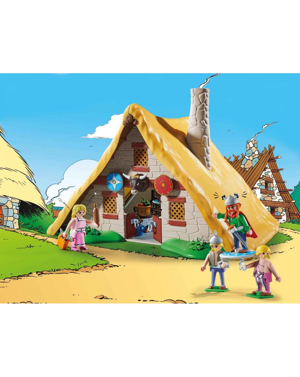 Playmobil asterix : η καλύβα του αρχηγού μαζεστίξ 70932 - PLAYMOBIL : ASTERIX