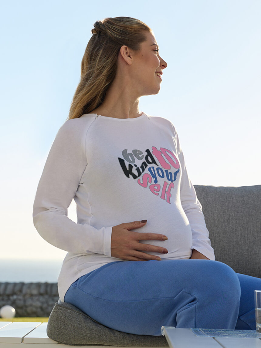 γυναικεία μπλούζα εγκυμοσύνης/θηλασμού be kind to yourself - Prénatal