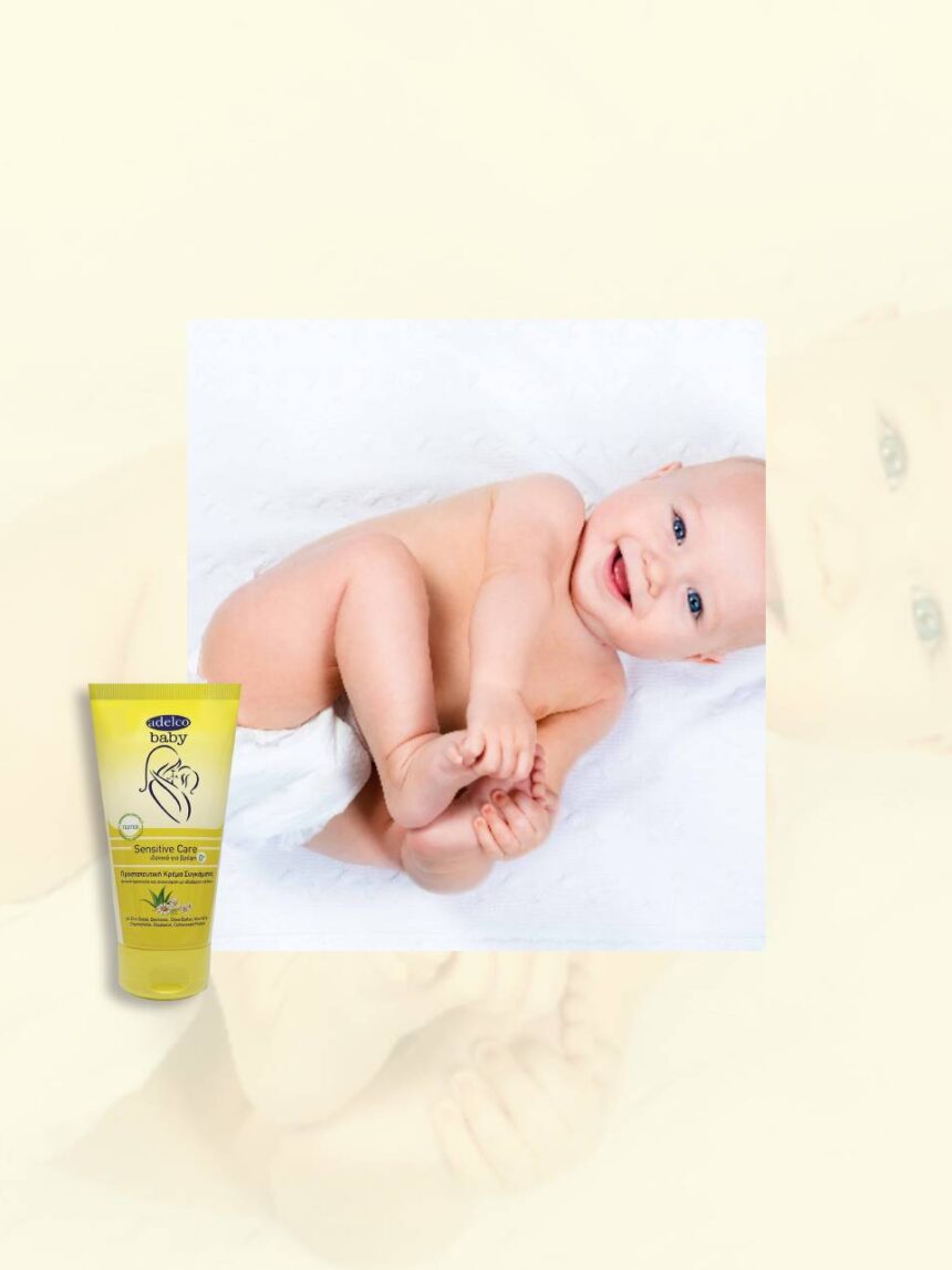 Adelco baby sensitive care προστατευτική κρέμα συγκάματος 150ml - ADELCO BABY SENSITIVE CARE