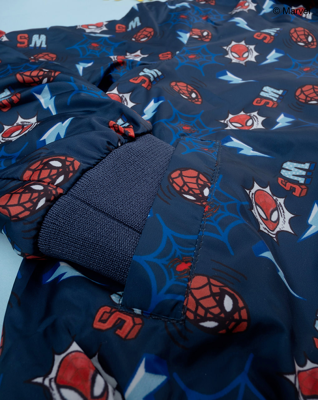 παιδικό μπουφάν μπλε με το spiderman για αγόρι - Prénatal