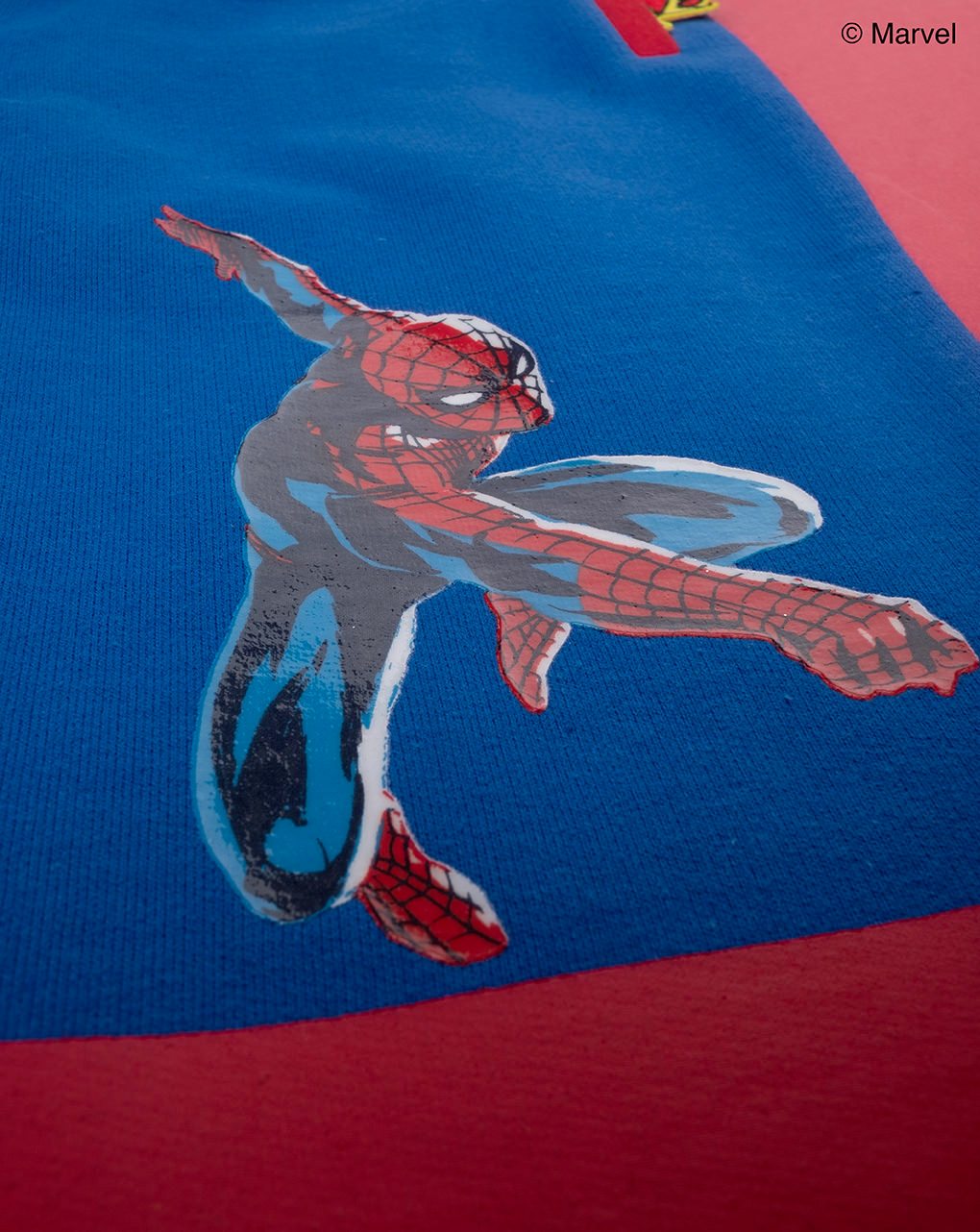 παιδικό παντελόνι φόρμας μπλε με το spiderman για αγόρι - Prénatal