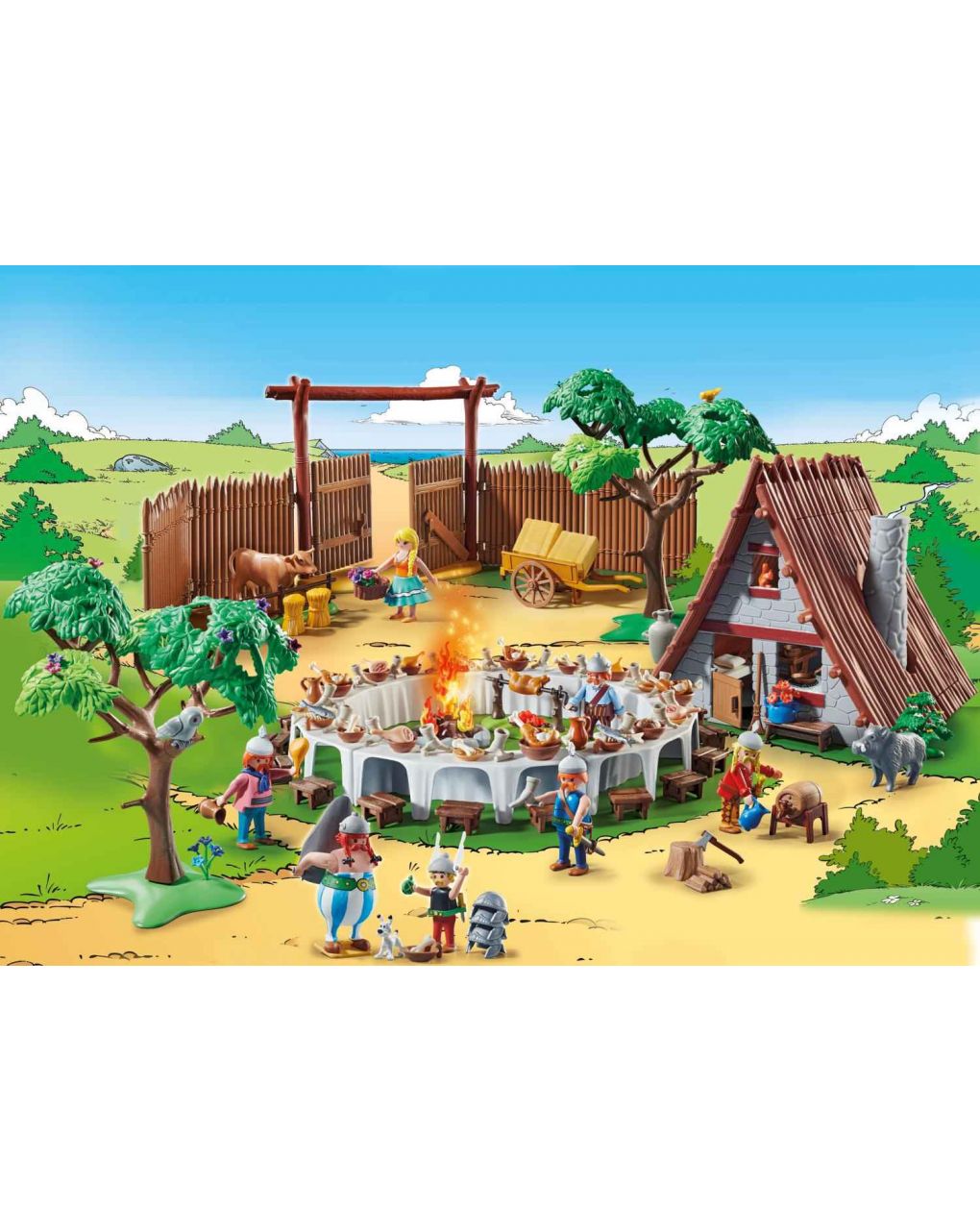 Playmobil asterix : γιορτή στο γαλατικό χωριό 70931 - PLAYMOBIL : ASTERIX