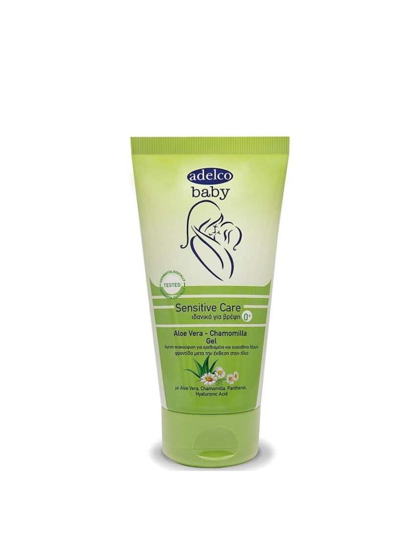 Adelco baby sensitive care aloe vera - chamomilla gel 150ml - ADELCO BABY SENSITIVE CARE