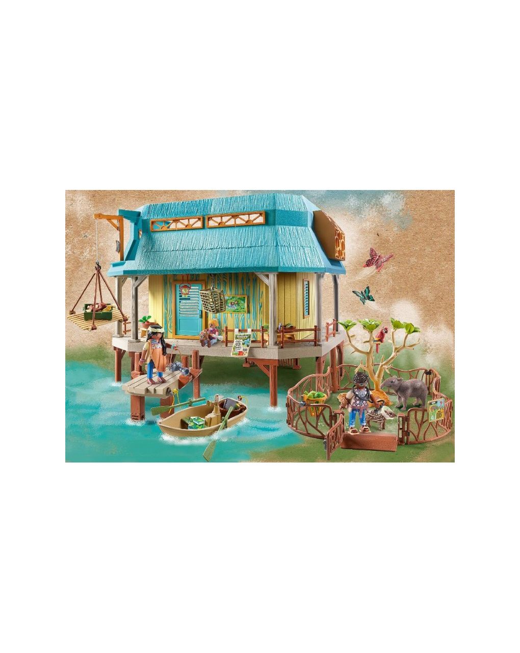 Playmobil wiltopia σταθμός περίθαλψης άγριων ζώων 71007 - PLAYMOBIL : WILTOPIA