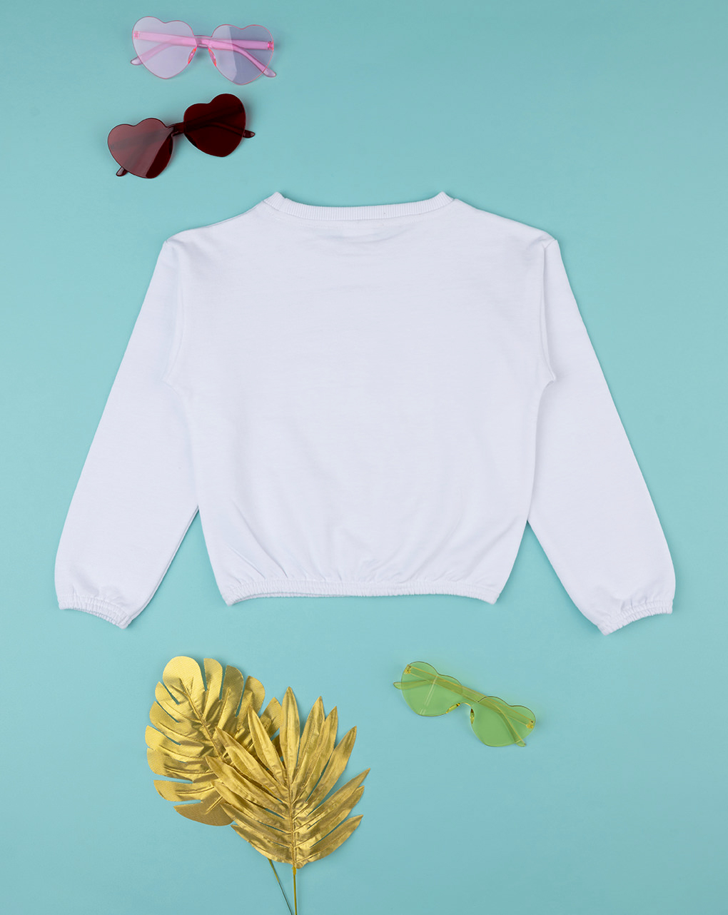 παιδική μπλούζα φούτερ λευκή new york για κορίτσι - Prénatal