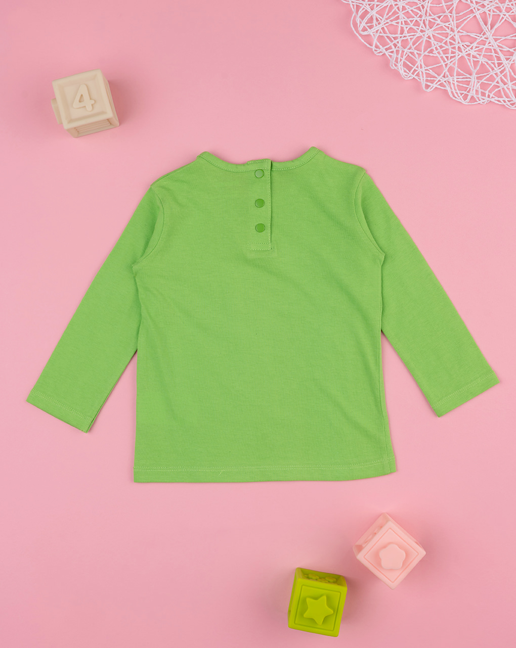 βρεφική μπλούζα πράσινη με αρκουδάκια για κορίτσι - Prénatal