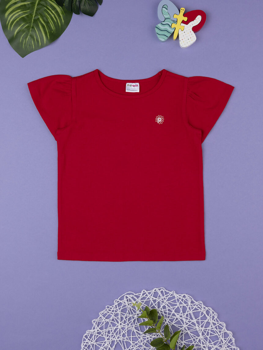 παιδικό t-shirt κόκκινο p για κορίτσι - Prénatal