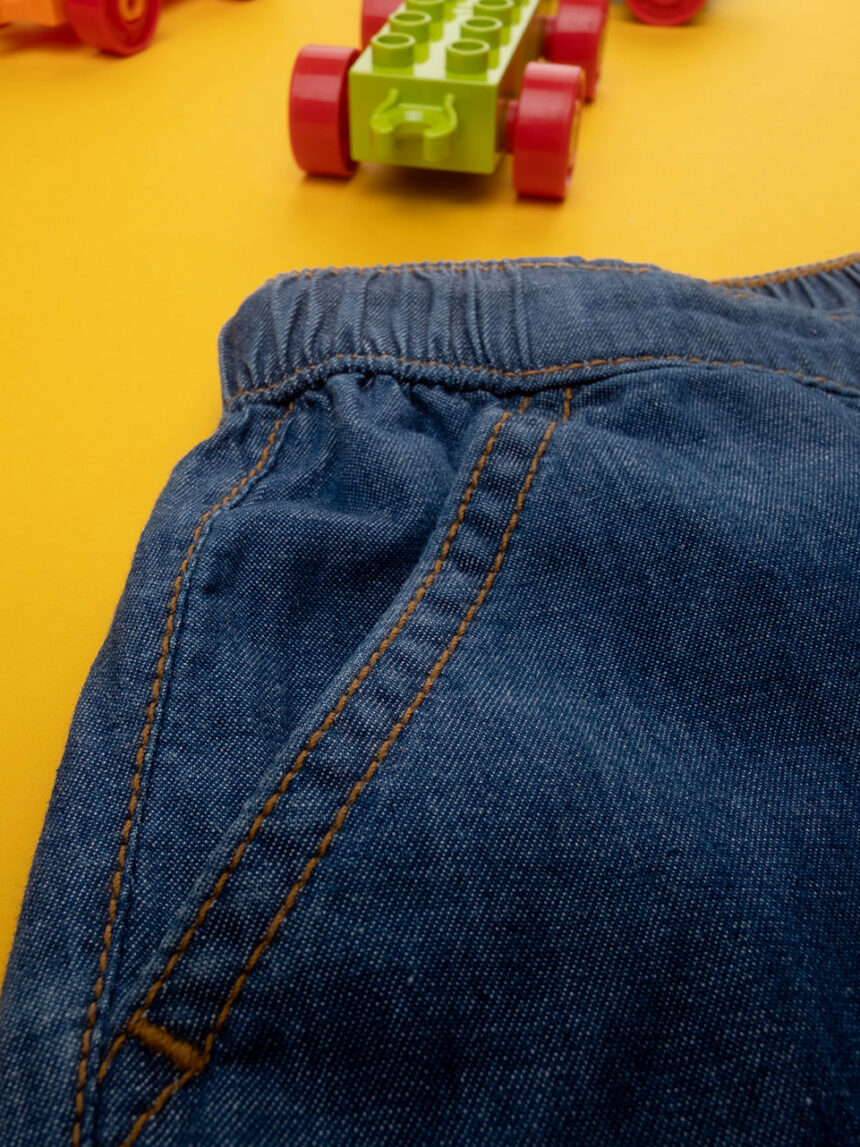 παιδικό τζιν σορτσάκι μπλε για αγόρι - Prénatal