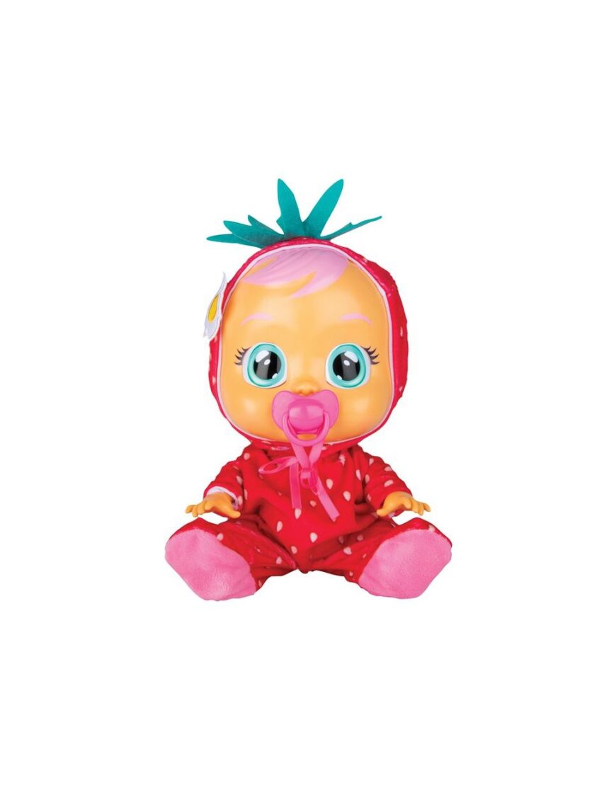 Cry babies κλαψουλίνια tutti frutti ella - διαδραστική κούκλα φράουλα 4104-93812 - Cry Babies