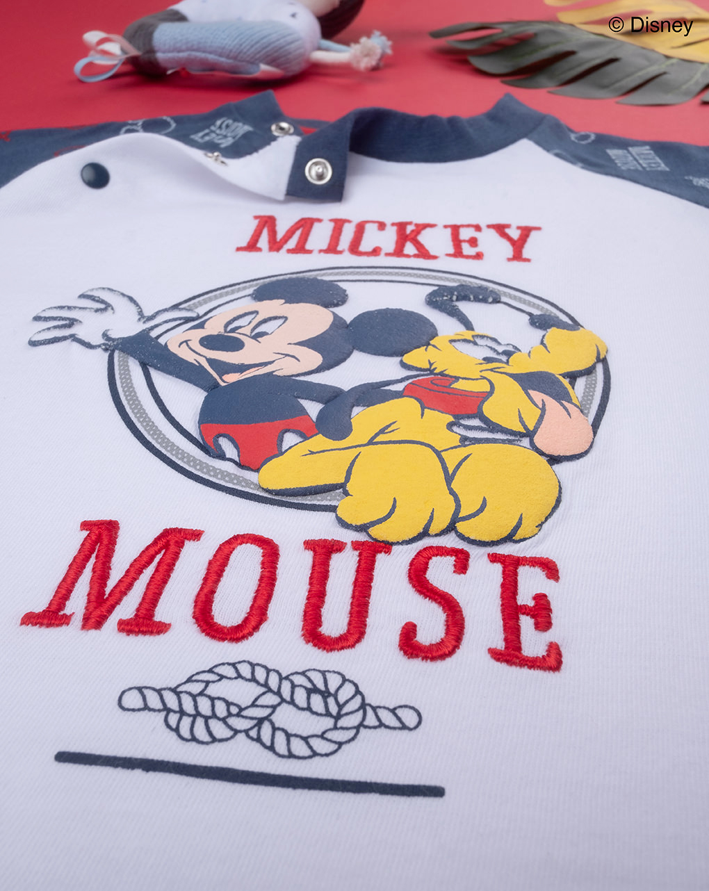 βρεφική πιτζάμα κοντή με το mickey για αγόρι - Prénatal