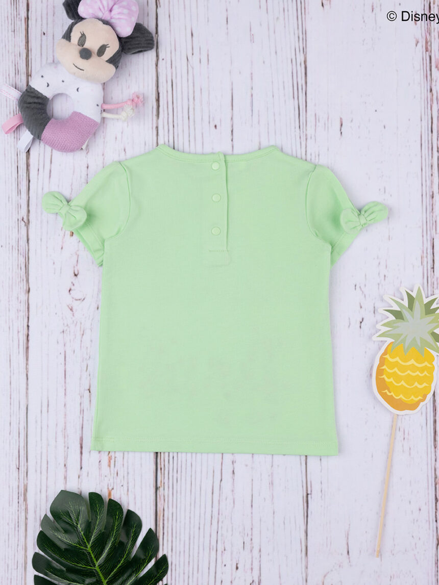 βρεφικό t-shirt πράσινο με τη minnie για κορίτσι - Prénatal