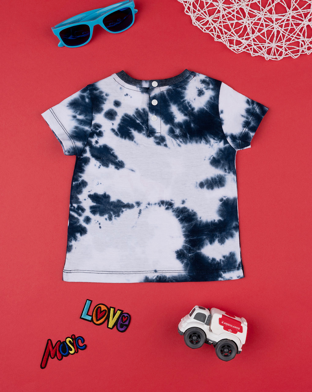 βρεφικό t-shirt tie&dye desert για αγόρι - Prénatal