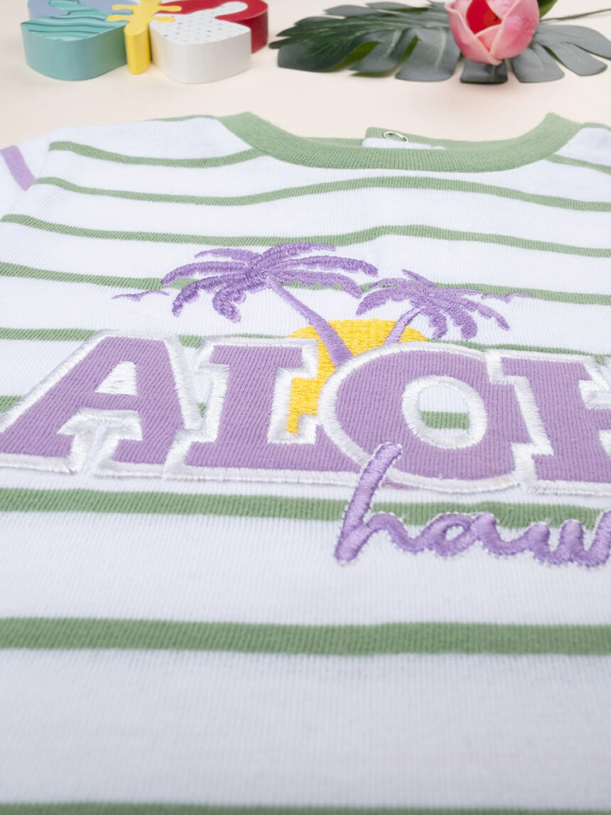 βρεφικό t-shirt ριγέ aloha για αγόρι - Prénatal