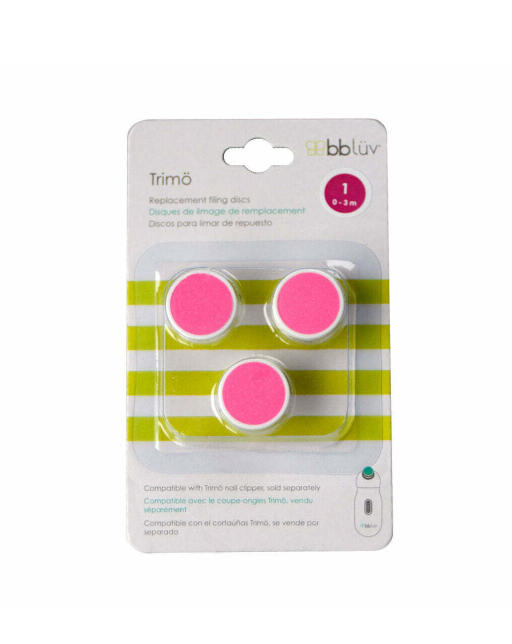Bbluv βρεφικές λίμες trimo replacement filing discs step 1 (0-6m) 3 τμχ - Bbluv