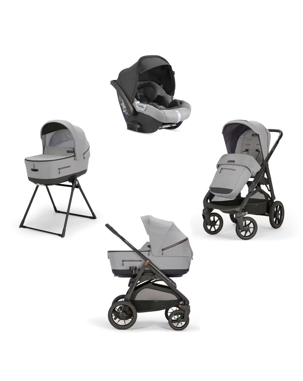 Inglesina σύστημα μεταφοράς aptica xt cab system quattro horizon grey - Inglesina