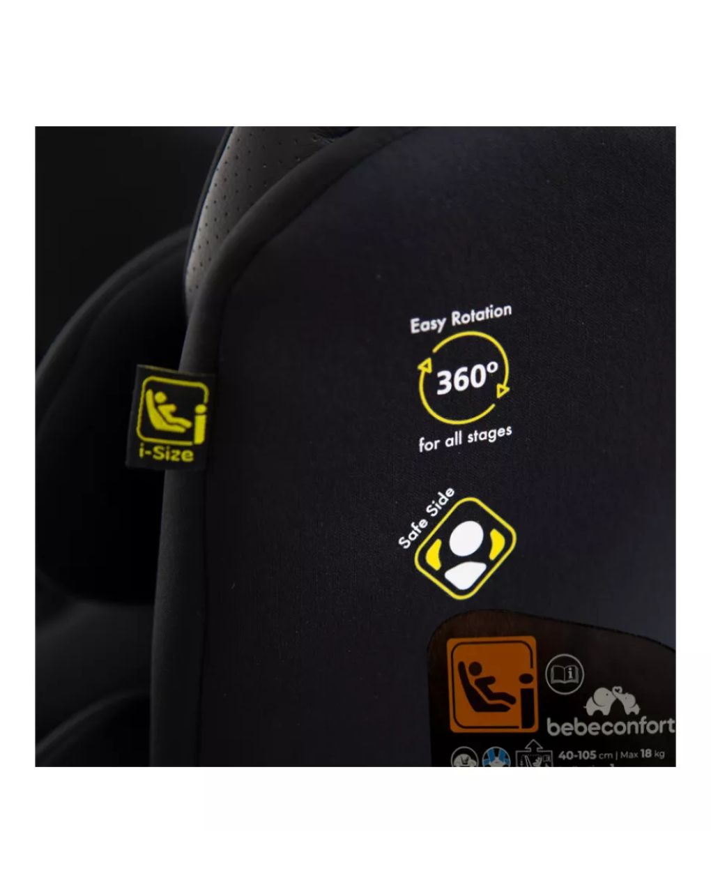 Bebe confort κάθισμα αυτοκινήτου i-next i-size 360° black 0-36 kg - Bébé Confort
