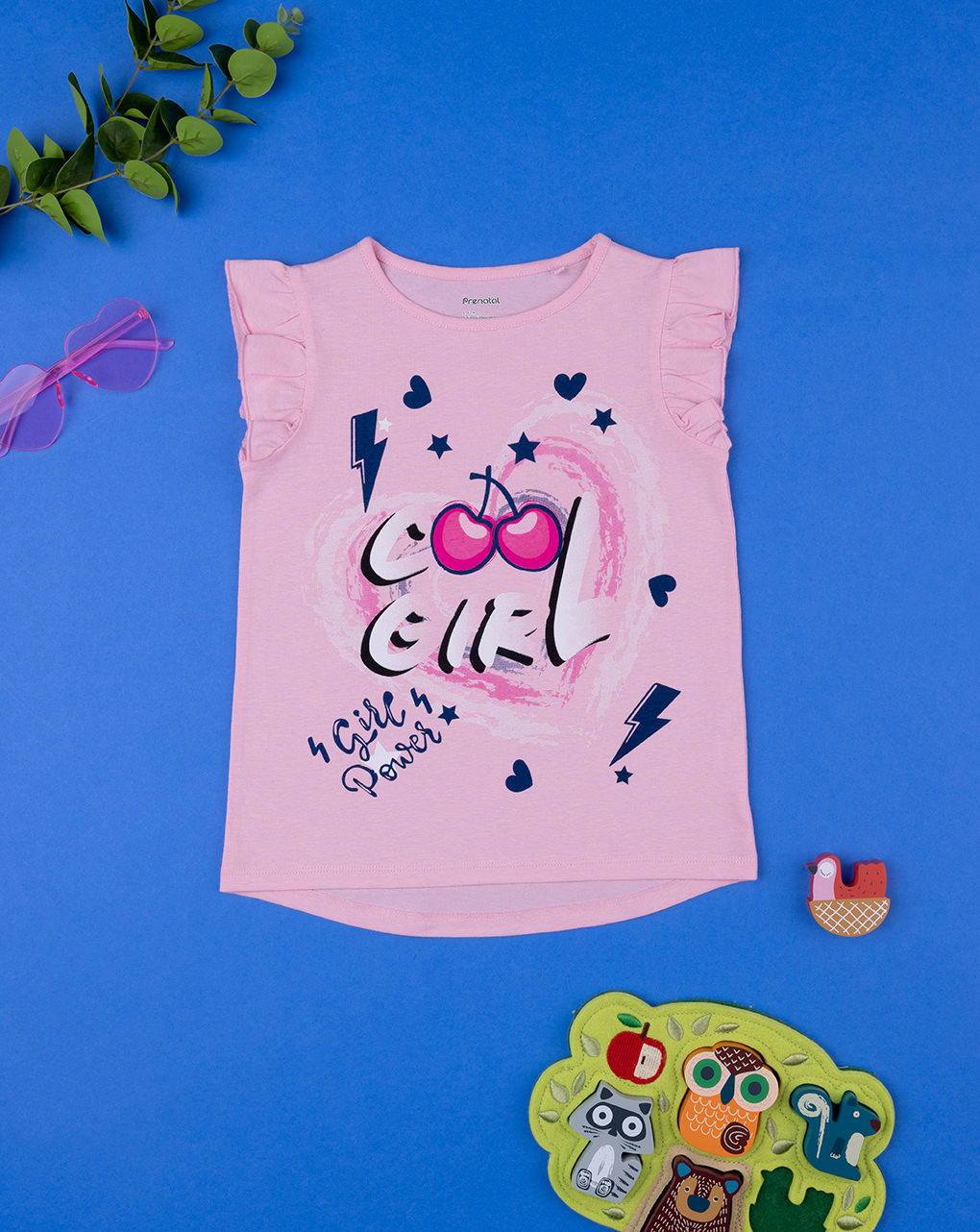 παιδικό t-shirt ροζ cool girl για κορίτσι