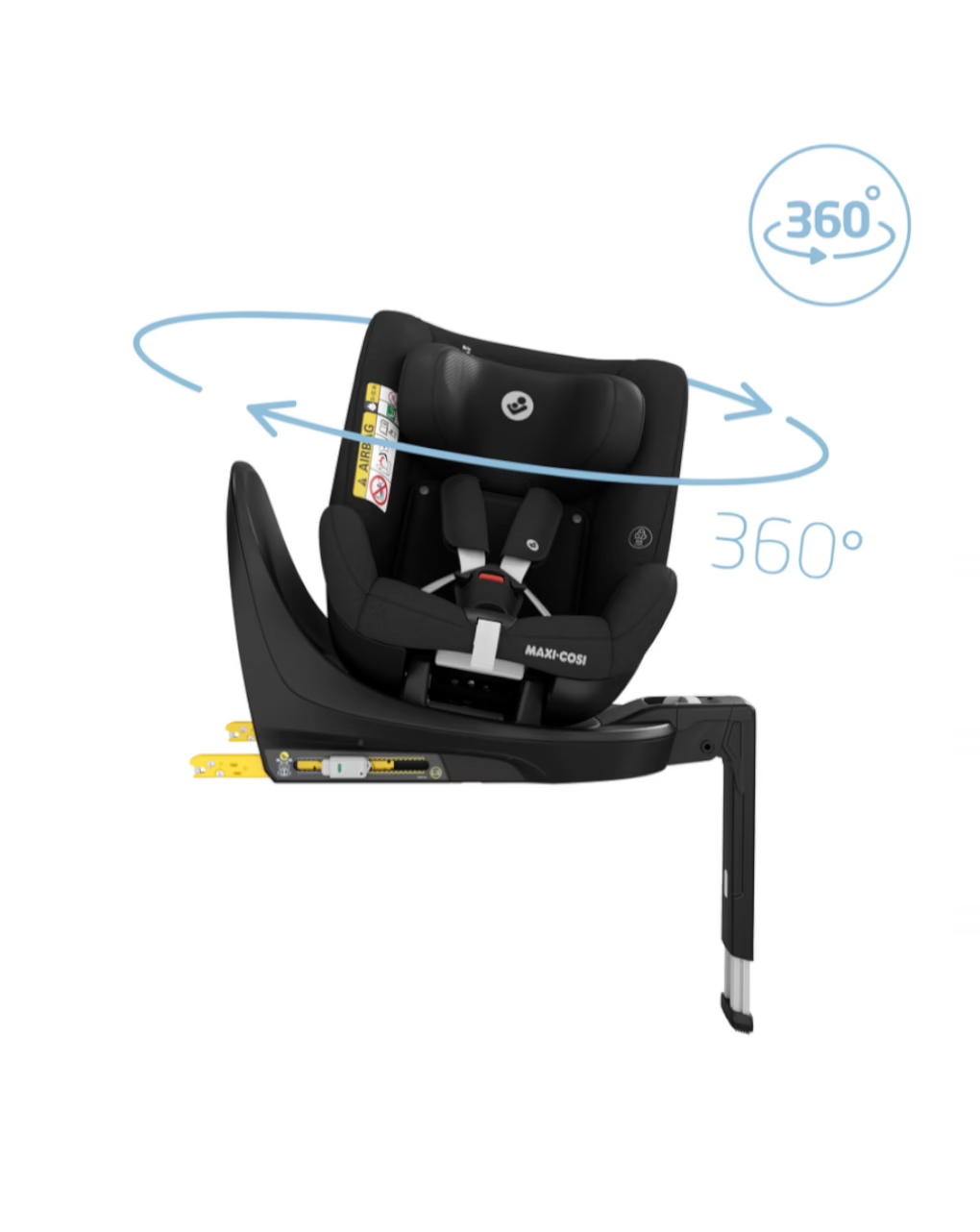 Maxi cosi κάθισμα αυτοκινήτου mica eco i-size περιστροφή 360°authentic black - Maxi-Cosi