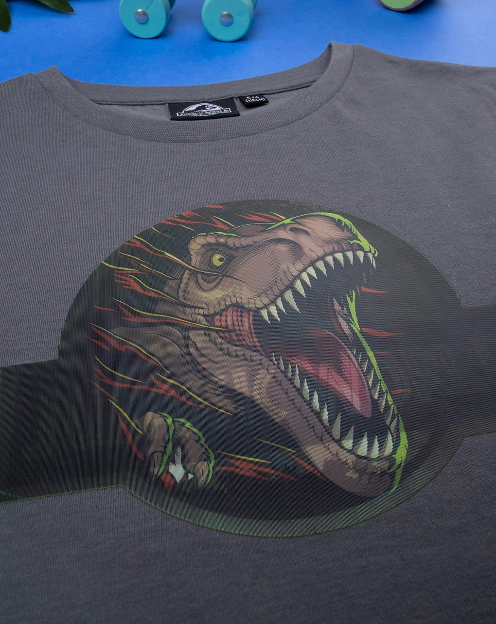 παιδικό t-shirt γκρι jurassic world για αγόρι - Prénatal