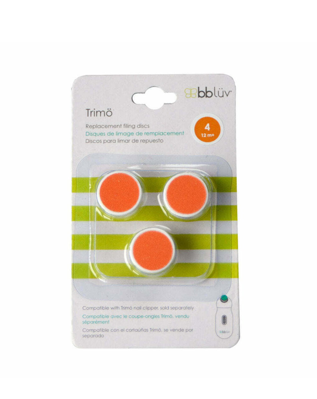 Bbluv βρεφικές λίμες trimo replacement filing discs step 4 (12m +) 3 τμχ