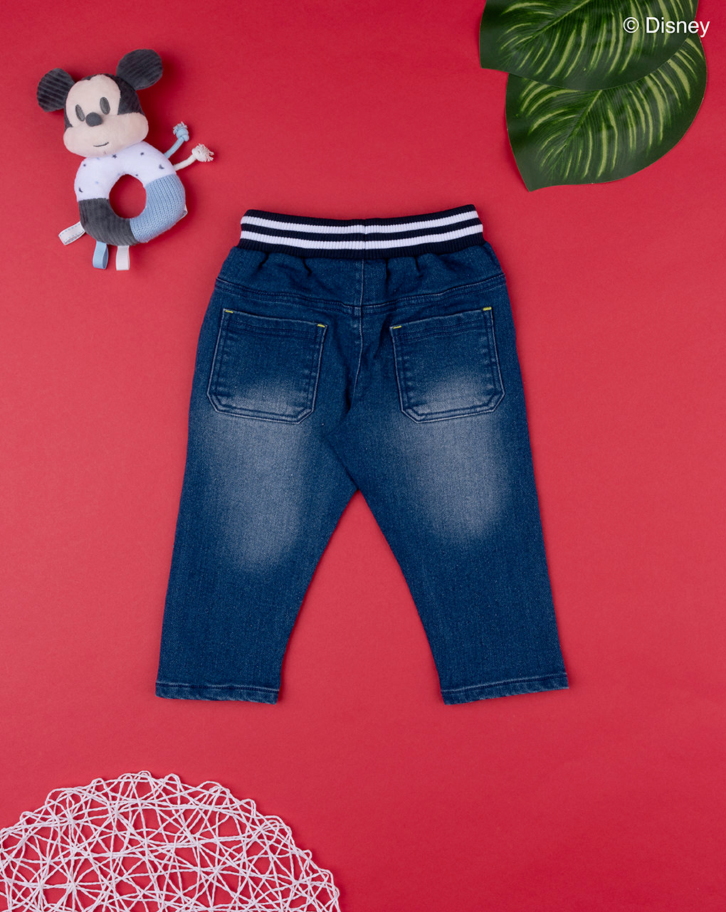 βρεφικό τζιν παντελόνι με το mickey για αγόρι - Prénatal