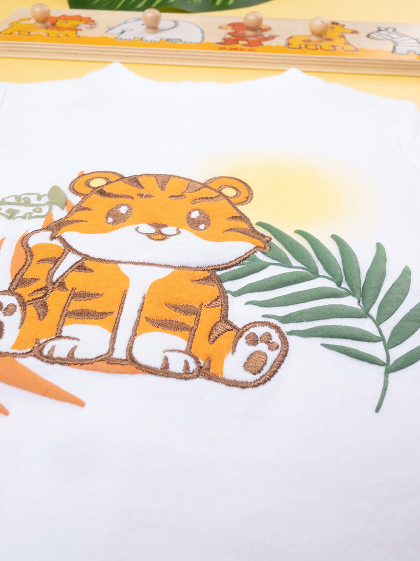 βρεφικό σετ t-shirt και σορτσάκι με τιγράκι για αγόρι - Prénatal