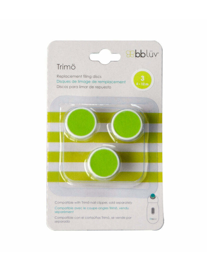 Bbluv βρεφικές λίμες trimo replacement filing discs step 3 (6-12m) 3 τμχ - Bbluv