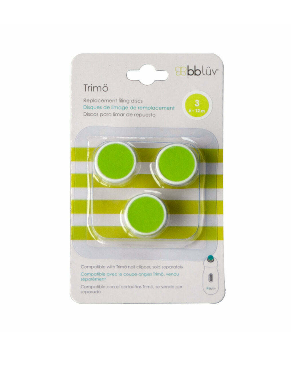 Bbluv βρεφικές λίμες trimo replacement filing discs step 3 (6-12m) 3 τμχ