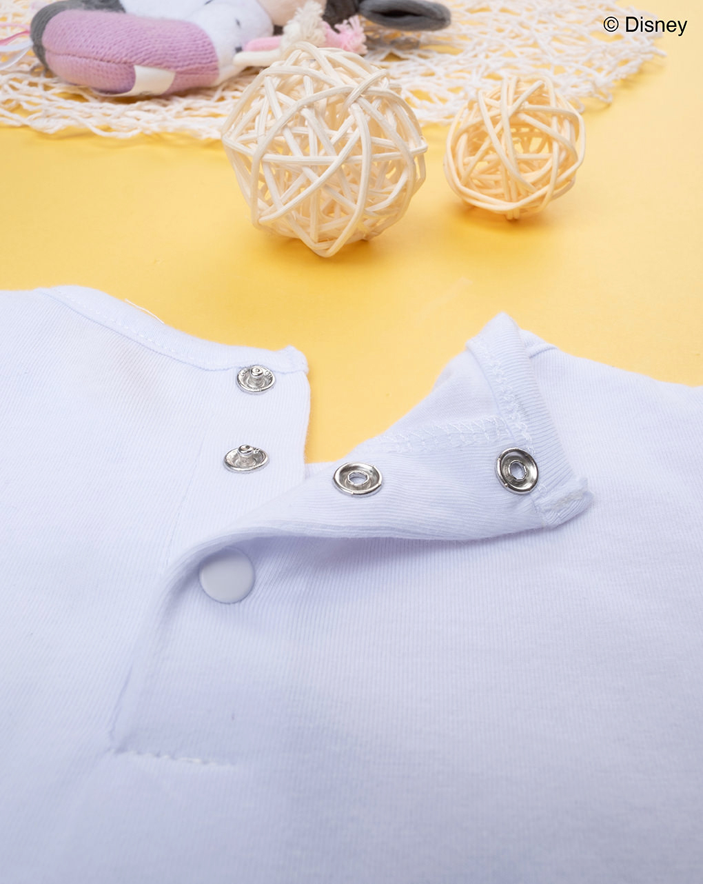 βρεφικό t-shirt λευκό με τη minnie για κορίτσι - Prénatal