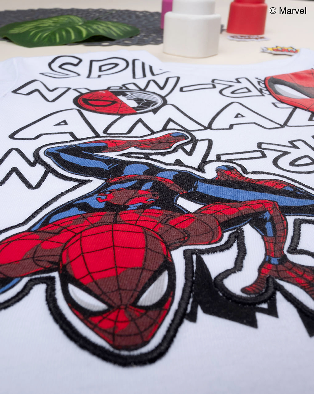 παιδικό t-shirt λευκό με το spiderman για αγόρι - Prénatal