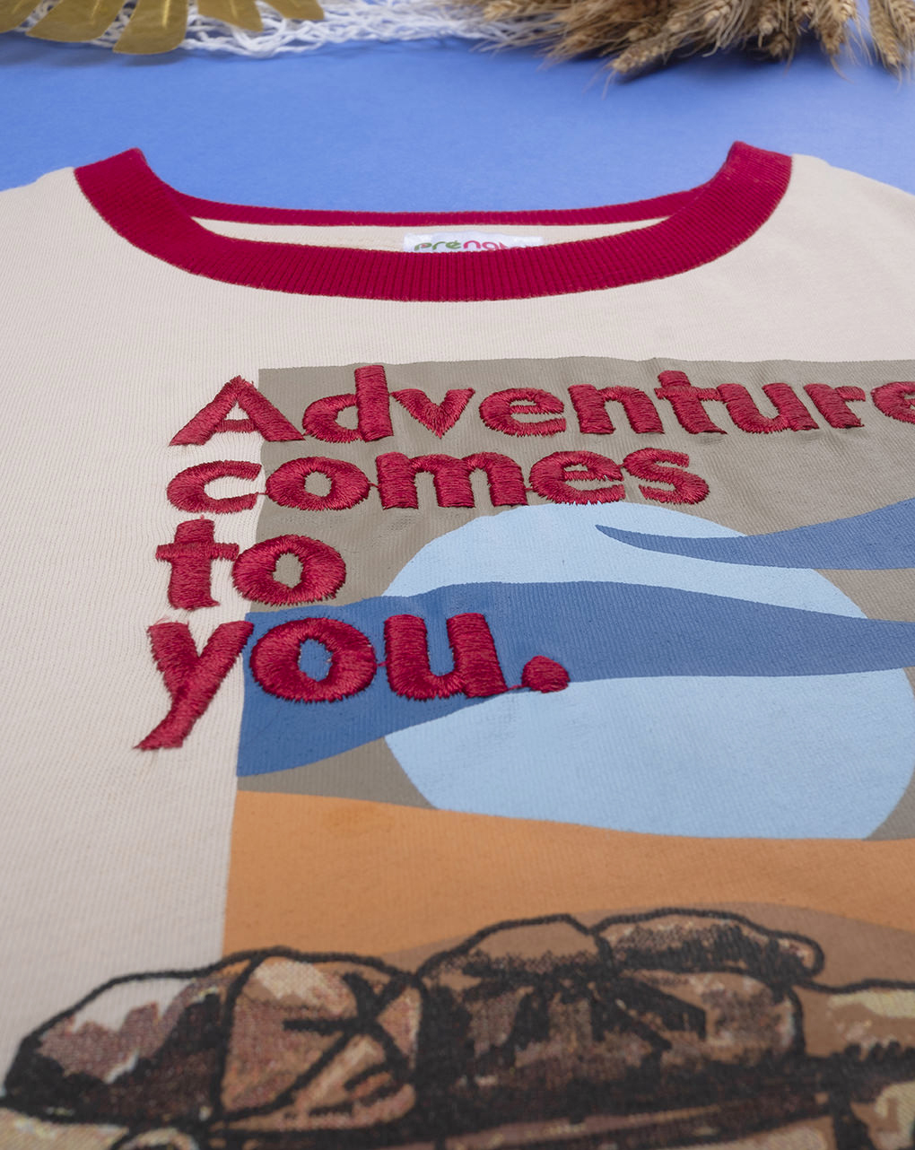 παιδικό t-shirt μπεζ adventure για αγόρι - Prénatal