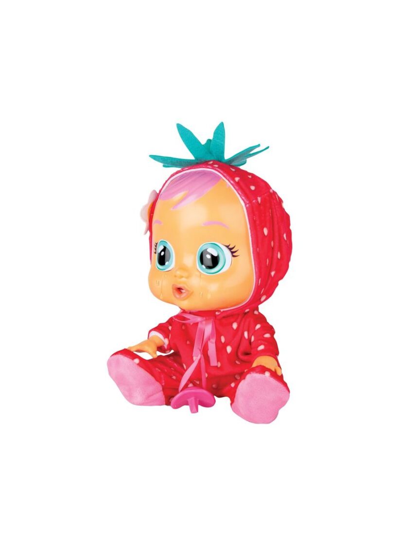 Cry babies κλαψουλίνια tutti frutti ella - διαδραστική κούκλα φράουλα 4104-93812 - Cry Babies