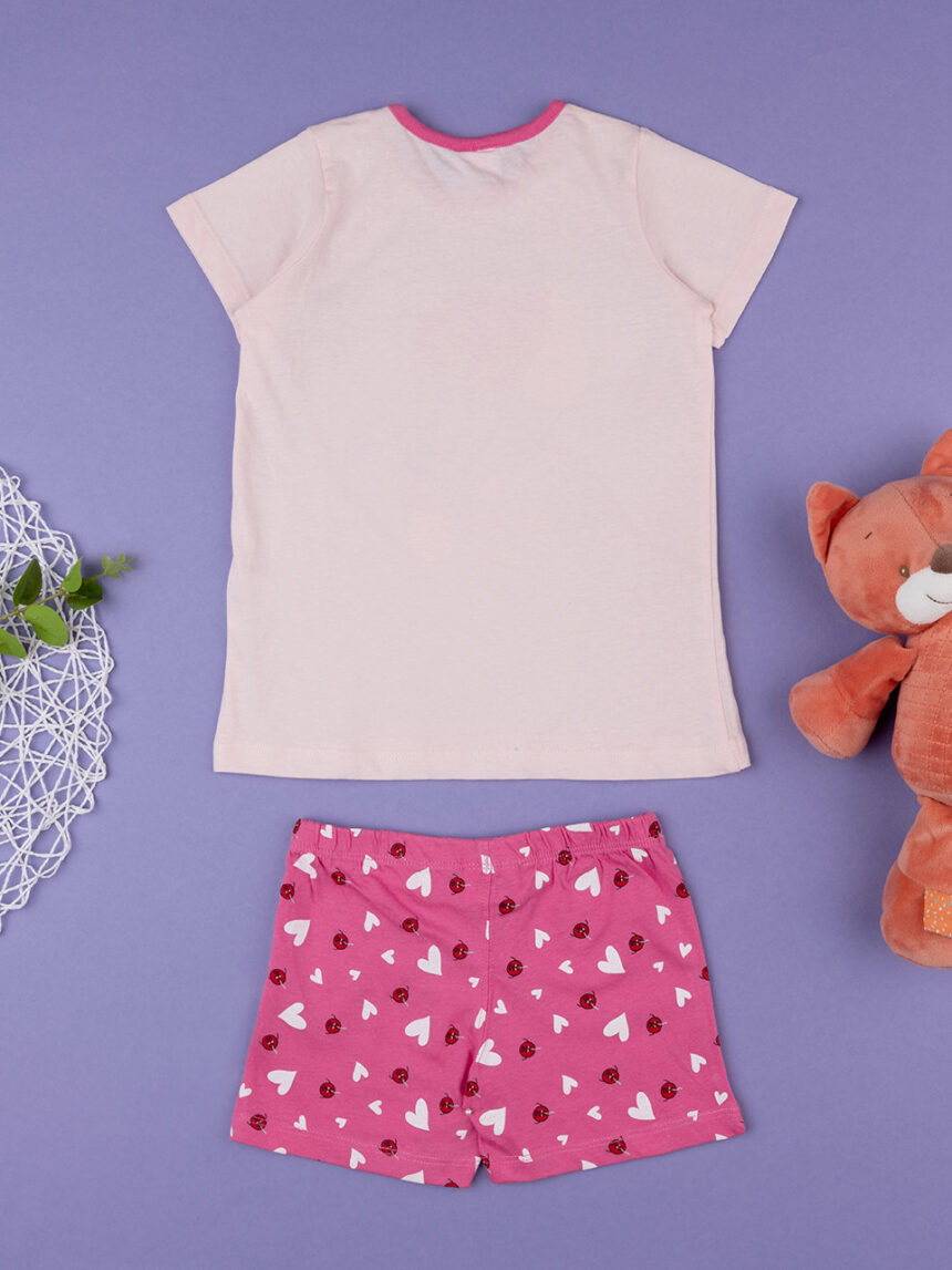 παιδική πιτζάμα κοντή με φράουλες για κορίτσι - Prénatal