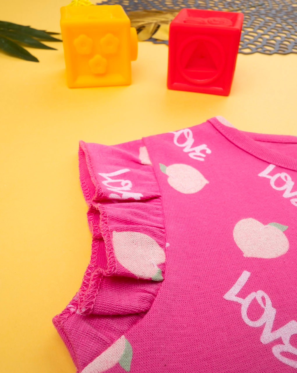 παιδικό t-shirt φούξια love για κορίτσι - Prénatal