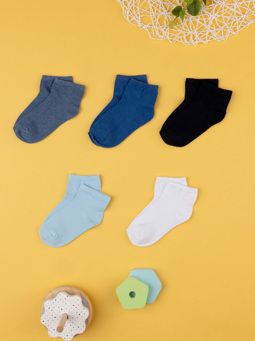 παιδικές κάλτσες πακέτο x5 για αγόρι - Prénatal