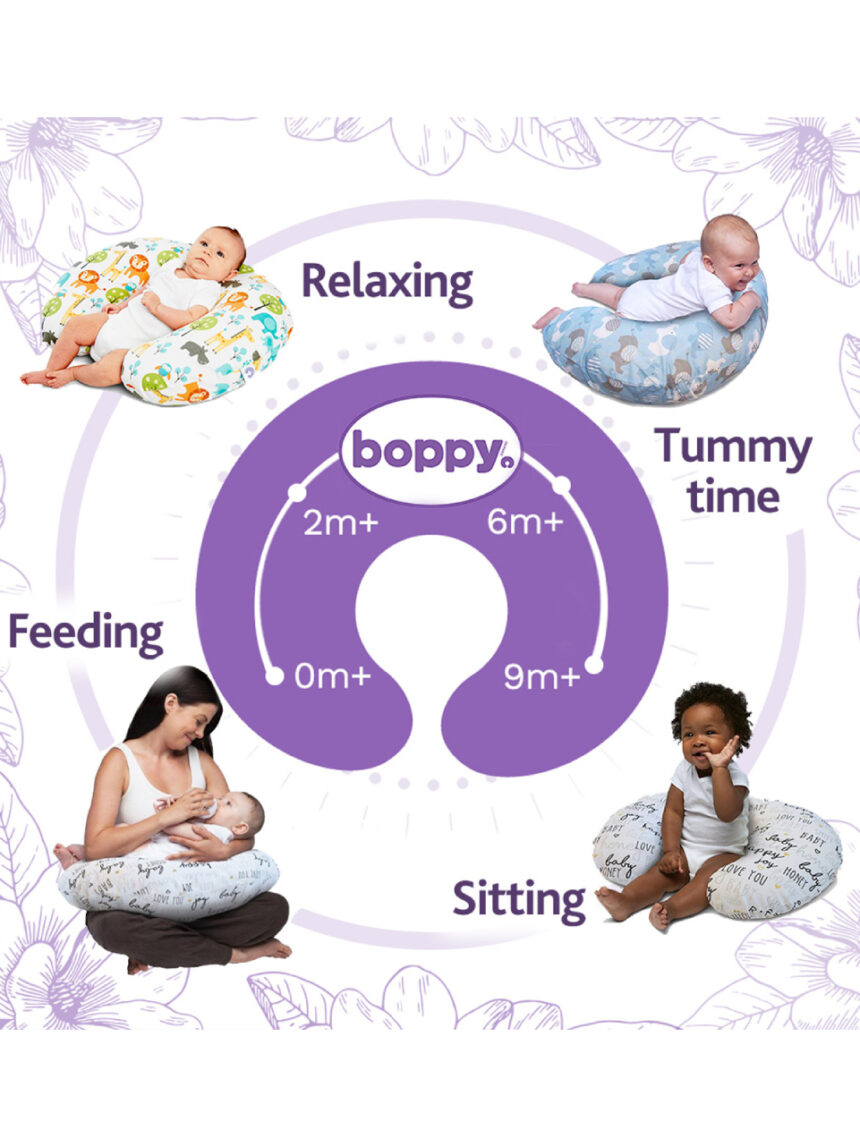 Chicco μαξιλάρι θηλασμού boppy 3 σε 1 soft sheep - Chicco