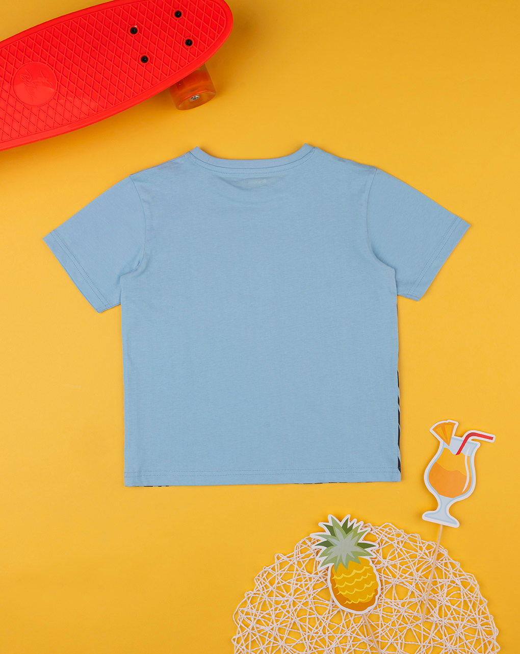 παιδικό t-shirt γαλάζιο surf's up για αγόρι - Prénatal