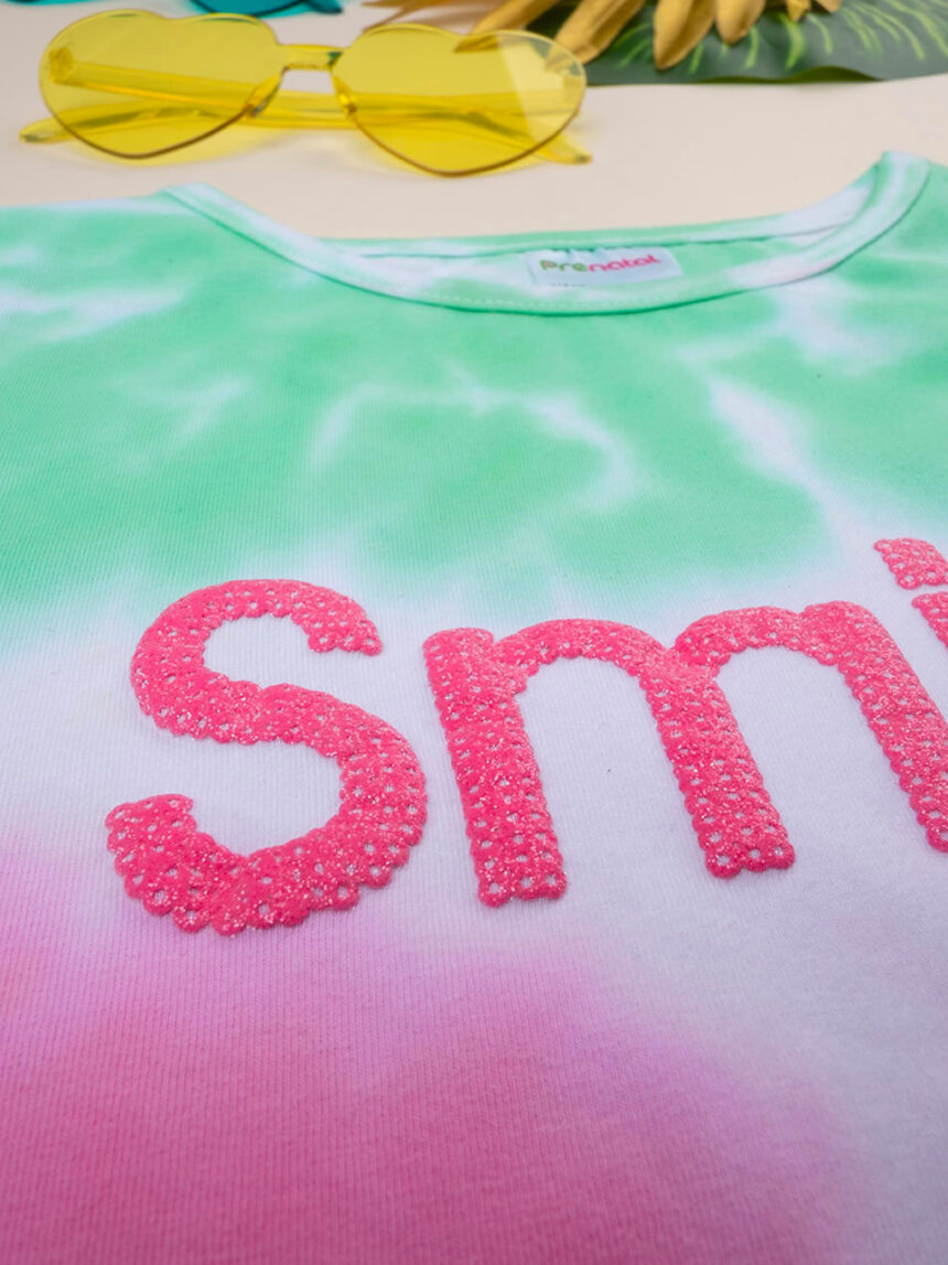 παιδικό t-shirt tie&dye smile για κορίτσι - Prénatal