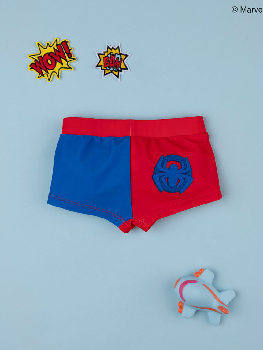βρεφικό μαγιό σορτσάκι κόκκινο/μπλε με το spiderman για αγόρι - Prénatal