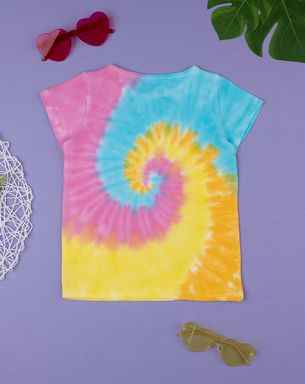 παιδικό t-shirt tie&dye enjoy για κορίτσι - Prénatal