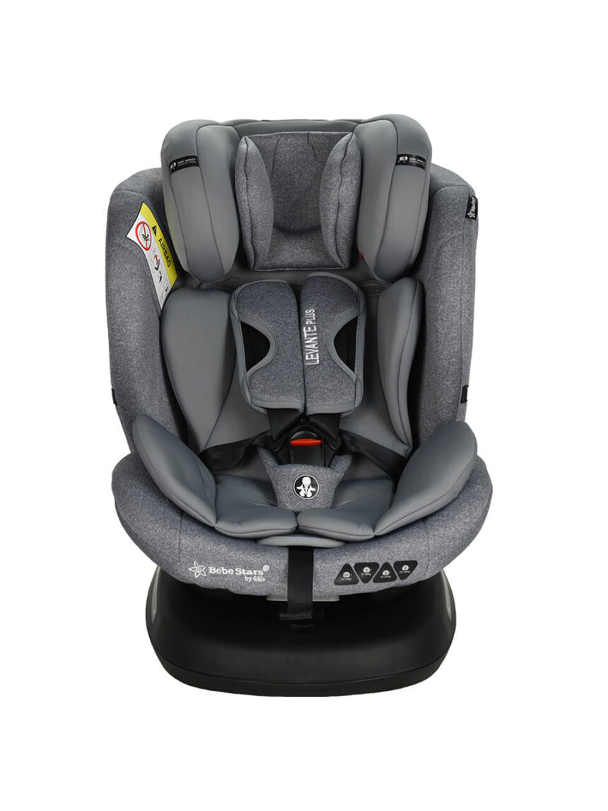 Bebe stars κάθισμα αυτοκινήτου levante plus isofix 360° grey - Bebe Stars