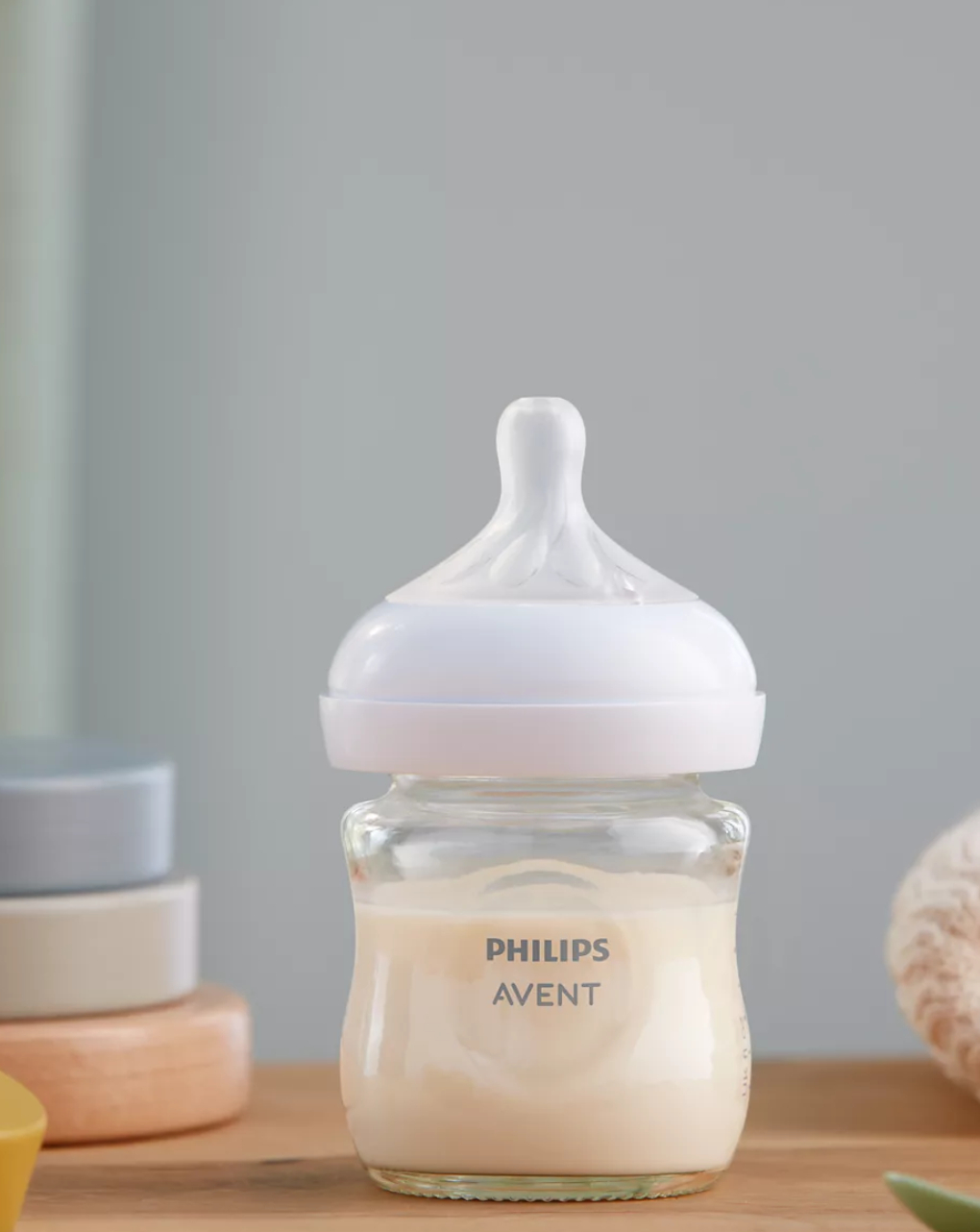 Avent μπιμπερό natural response 0m+ 120ml γυάλινο scy930/01 - Philips Avent